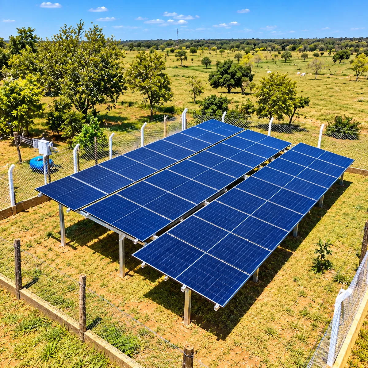 Instalação de placas solares