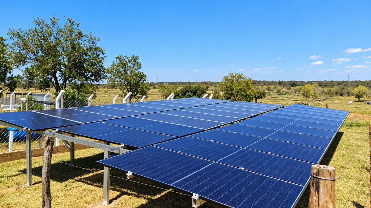 Instalação de placas solares